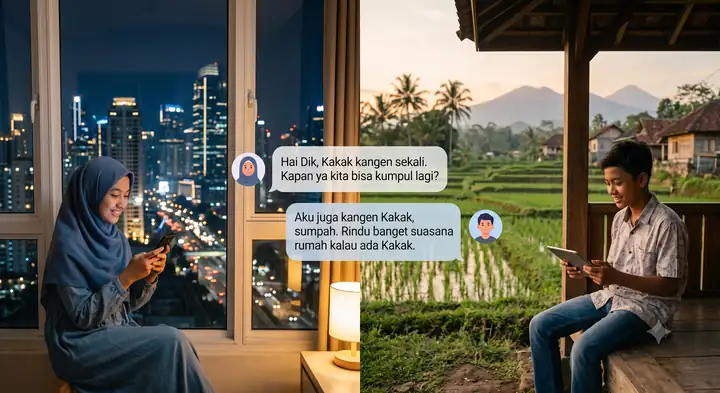 Obrolan keluarga lintas jarak